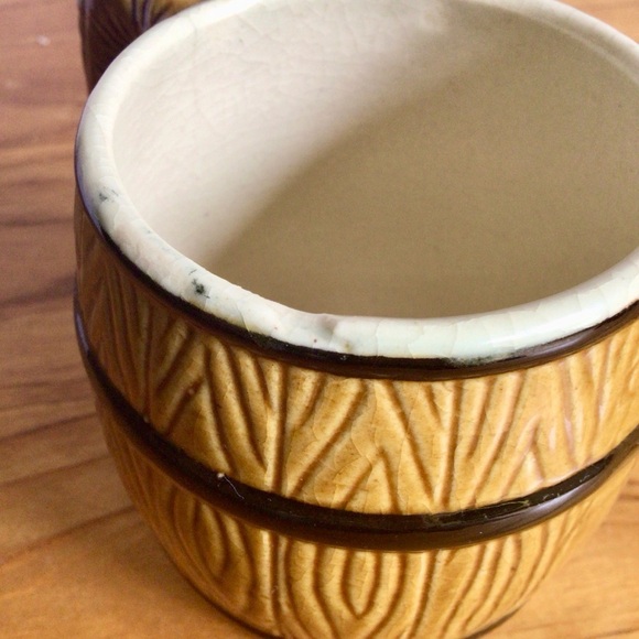 Vintage Old Kentucky Root Beer Barrel Ceramic Mugs - Set of 4 - Picture 8 of 9